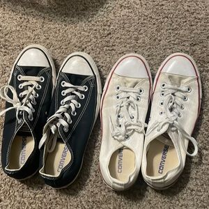 2 Pair of Women’s Size 8.5 Converse All-Star
